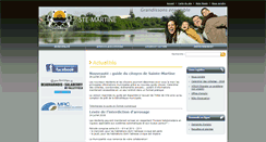 Desktop Screenshot of municipalite.sainte-martine.qc.ca
